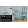 12pc Ceramic Cookware Set - Blue Linen