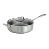 Tri-Ply Clad 6 Qt Stainless Steel Sauté Pan With Lid