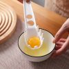 1pc Egg Emulsion Separator Surface; Kitchen Multifunction Tool - Random Color