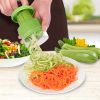 1pc; Vegetable Spiralizer; Household Vegetable Grater; Reusable Fruit Grater; Kitchen Potato Slicer; Vegetable Spiral Cutter; Kitchen Gadgets - 210317