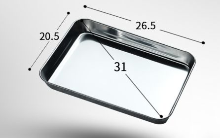 Stainless Steel Baking Tray (Option: B)