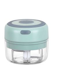 Mini Electric Wireless Vegetable Crusher (Option: Green-USB)