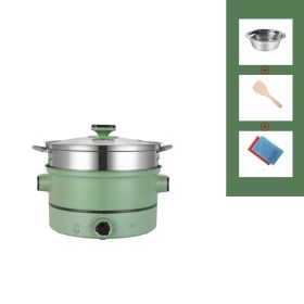 Small Electric Hot Pot (Option: Green-4L)