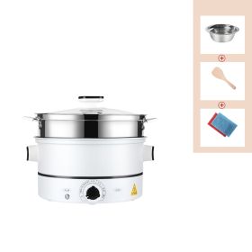 Small Electric Hot Pot (Option: White-4L)