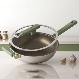 Non-stick Saute Pan with lid (Option: 34cm Titanium Non Stick Pan)