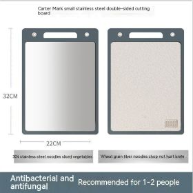 Stainless Steel Cutting Board (Option: Small Size-Default Item)