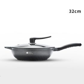 Non-stick Saute Pan (Option: Real King Kong Medical Stone-32cm)