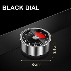 Magnetic Kitchen Timer Alarm (Color: Black)