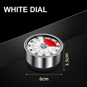 Magnetic Kitchen Timer Alarm (Color: White)