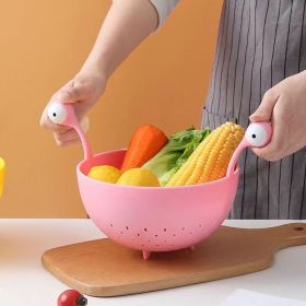 Big-Eyed Monster Food Strainer (Color: Pink)