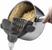 Kitchen Snap N Strain Pot Strainer