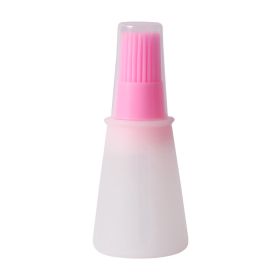 Oil Bottle With Brush (Color: Pink)