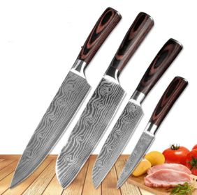 Chef Knife/Kitchen Knife Set (Style: 4PCS)