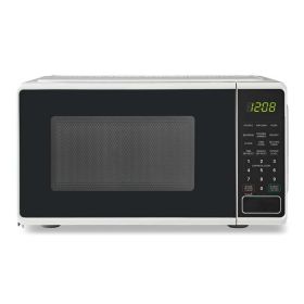 0.7 cu. ft. Countertop Microwave Oven, 700 Watts , New (actual_color: white)