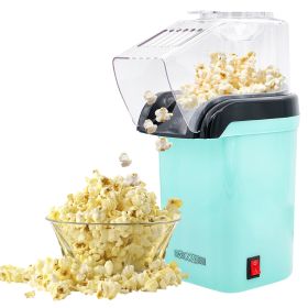 Hot Air Electric Popcorn Machine (Color: Sea Green)