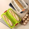 1pc; Silicone Baguette, French Bread Baking Pan