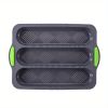 1pc; Silicone Baguette, French Bread Baking Pan