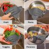 Kitchen Snap N Strain Pot Strainer