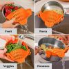 Kitchen Snap N Strain Pot Strainer