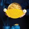 Pasta Strainer Monster Eye Design - Yellow