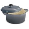 6.5 Qt Enameled Round Cast Iron Dutch Oven