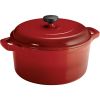 6.5 Qt Enameled Round Cast Iron Dutch Oven