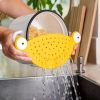 Pasta Strainer Monster Eye Design - Yellow